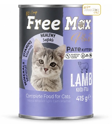 Free Max Lamb Pate Kitten Wet Food 400 gm