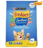 Friskies Seafood Sensations Cat Dry Food 6 kg