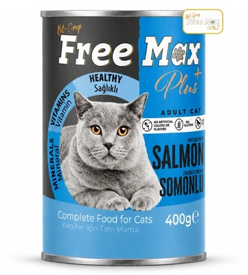 Free Max Salmon Pate Cat Wet Food 400 gm