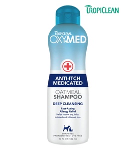 TropiClean OxyMed Medicated Anti-Itch Cat and Dogs Shampoo 592 ml