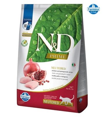 Farmina N&D Chicken and Pomegranate Neutered Cat Dry Food 5 kg