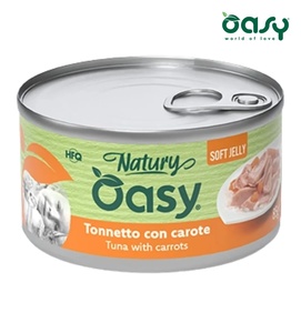 Oasy Natury Tuna with Carrots Soft in Jelly Cat Wet Food 150 gm