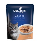 Delizios Adorée Tuna Whole Loin with Salmon in Gravy, Cat Wet Food 70 gm