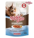 Miglior Gatto Fish and Shrimp Chunks Sterilized Cat Wet Food 85 gm