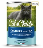 Cats Chic Fish Chunks Cat Wet Food 415 gm