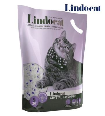 Lindocat Lavender Crystal Silica Cat Litter 5 L