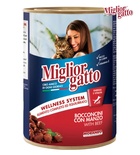 Miglior Gatto Beef Chunks Cat Wet Food 405 gm