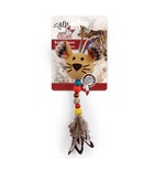 All For Paws Dream Catcher Rattle Mouse, Cat Toy - Beige