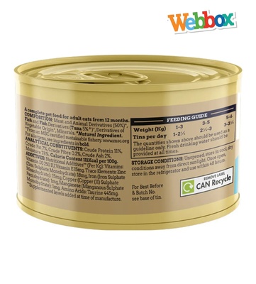 Webbox Natural Mousse with Tuna Cat Wet Food 85 gm