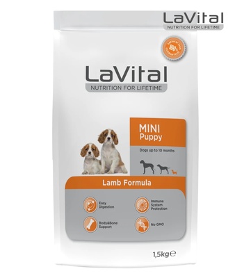 LaVital Lamb Mini Puppy Dry Food 1.5kg