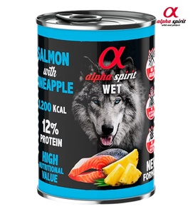 Alpha Spirit Salmon with Pineapple Dog Wet Food 400 gm