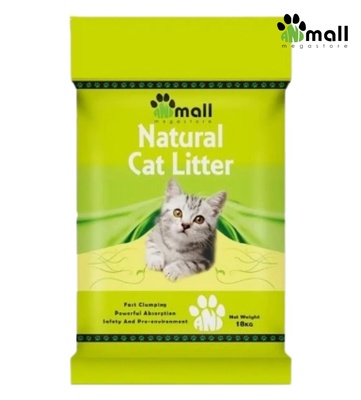 Animall Lemon Natural Clumping Cat litter 18 kg