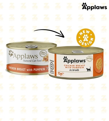 Applaws Chicken Breast with Pumpkin Cat Wet Food 70 gm