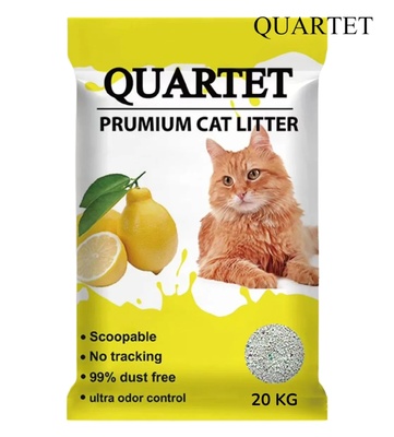 Quartet Lemon Clumping Cat Litter 20 kg