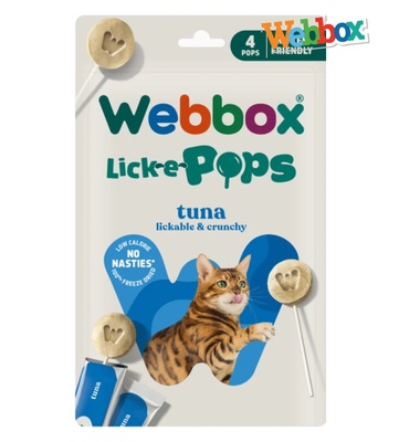 Webbox Lick-e-Pops Tuna Cat Treats 1.4 gm x 4 pcs