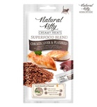Natural Kitty Chicken Liver & Flaxseed Creamy Cat Treats 48 gm
