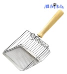 All For Pets Stainless Steel Wooden Handle Cat Litter Scoop