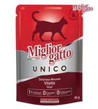 Miglior Gatto Unico Veal Mousse Cat Wet Food 85 gm x 24 pcs