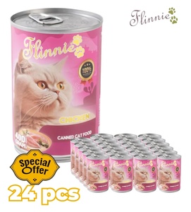 Flinnie Chicken Pate Cat Wet Food 400 gm x 24 pcs