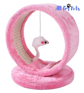 All For Pets Circular Cat Scratcher Pink 20 x 20 x 24 cm