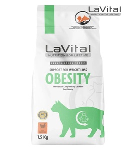 LaVital Obesity Cat Dry Food 1.5kg