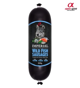 Alpha Spirit Wild Fish Sausages 350 gm