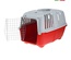 MPS2 Pratiko 2 Red Medium Metal Pet Carrier