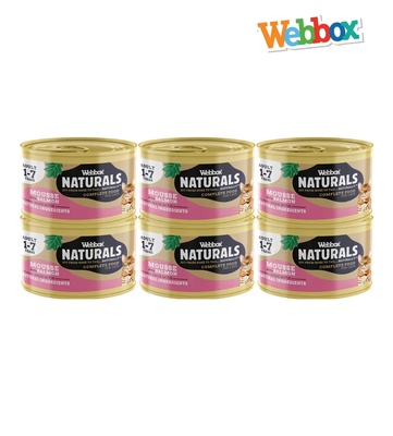 Webbox Natural Mousse with Salmon Cat Wet Food 85 gm x 6 pcs