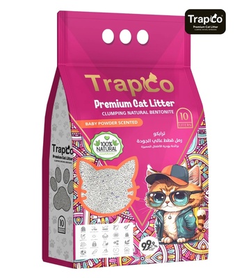 Trapco Baby Bowder Clumping Cat Litter 10L