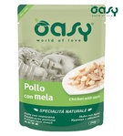 Oasy Natural Chicken with Apple in Soft Jelly Cat Wet Food 70 gm