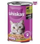 Whiskas Lamb with Turkey and Vegetables in Gravy Cat Wet Food 400 gm