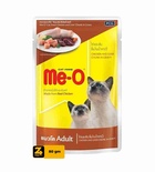 Me-O Chicken & Liver Chunks In Gravy Adult Cat Wet Food 80 gm