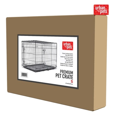 Urban Pets Foldable Dog Crate 91x 56 x 63 cm - L