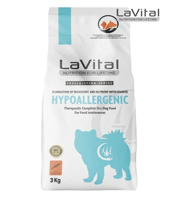 LaVital Hypoallergenic Dog Dry Food 3kg