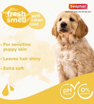 Beaphar Camomile and Aloe Vera Soft Puppy Shampoo 250 ml