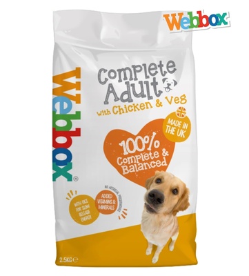 Webbox Chicken and Veg Dog Dry Food 2.5 kg