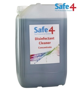 Safe4 Concentrated Disinfectant Cleaner Apple Scent 25 L