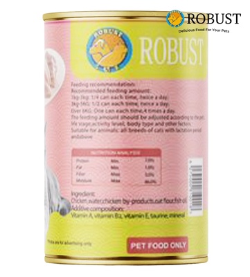 Robust Chicken Pate Cat Wet Food 375 gm