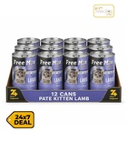 Free Max Lamb Pate Kitten Wet Food 400 gm x 12 pcs