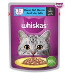 Whiskas 1+ Ocean Fish, Adult,  Cat Wet Food, 80 gm