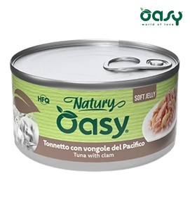 Oasy Natury Tuna with Clam Soft in Jelly Cat Wet Food 150 gm