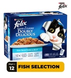 Felix As Good As It Looks Fish Selection in Jelly Cat Wet Food 85 gm x 12 pcs