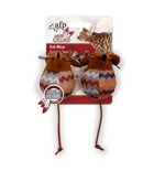 All For Paws Dream Catcher Fat Mouse, Cat Toy - Brown