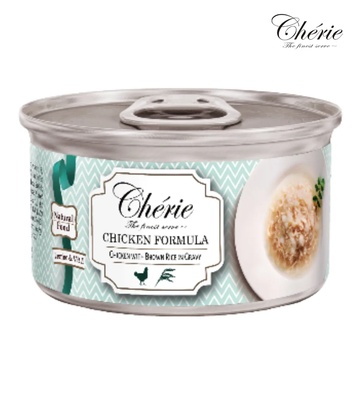Cherie Chicken with Brown  Rice in Gravy Cat Wet Food 80 gm