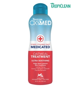 TropiClean OxyMed Medicated Anti-Itch Cat and Dogs Shampoo 592 ml
