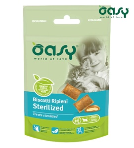 Oasy Sterilized Chicken Cat Treats 60 gm