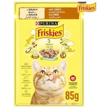 Friskies Turkey Chunks in Gravy Cat Wet Food 85 gm
