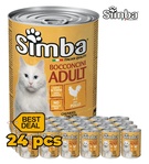 Simba Chicken Chunks Cat Wet Food 415 gm x 24pcs
