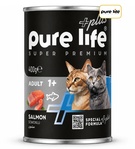 Pure Life Plus Salmon Chunks in Gravy Cat Wet Food 400gm