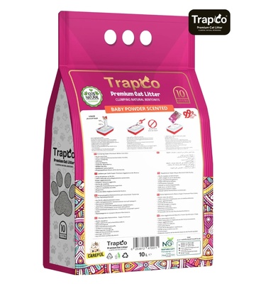 Trapco Baby Bowder Clumping Cat Litter 10L